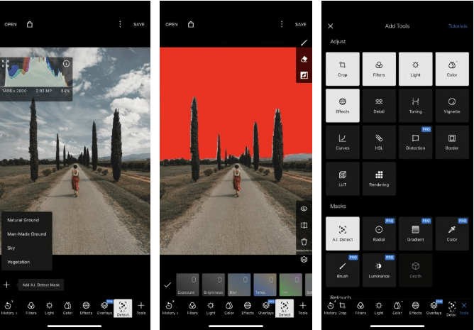 9. Polarr Photo Editor تطبيق لتعديل الصورعلى iPhone