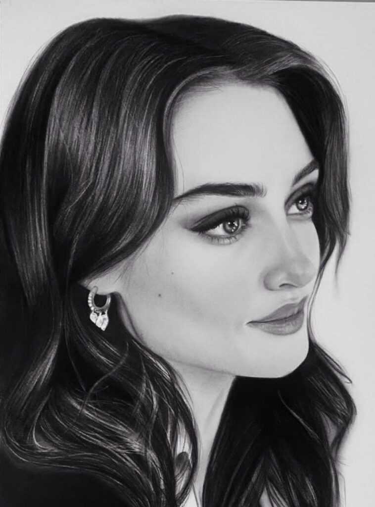 رسومات بالرصاص حزن